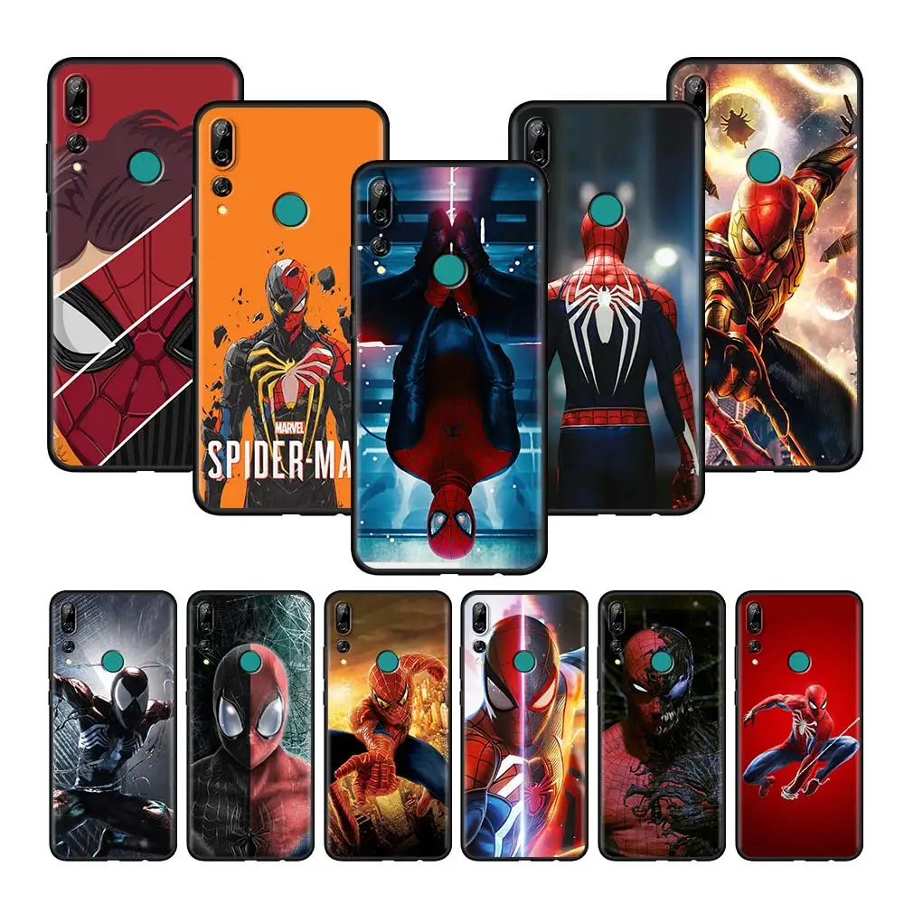 Чехол для телефона с принтом Marvel Мстители Человек-паук Huawei Y7 Y6 Y9 2019 Y6p Y9a Y8p Y8s Y7a Y5p