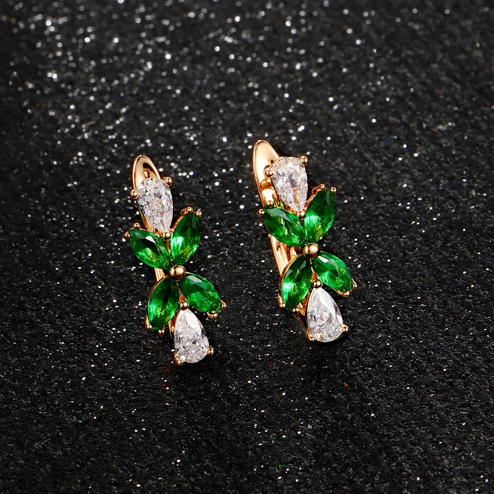 Fashion Cubic Zirconia Flower Crystal Stud Earrings Zinc Alloy Colorful Aesthetic Female Jewelry Accessories Earrings For Woman
Fashion Cubic Zirconia Flower Crystal Stud Earrings Zinc Alloy Colorful Aesthetic Female Jewelry Accessories Earrings For Woman