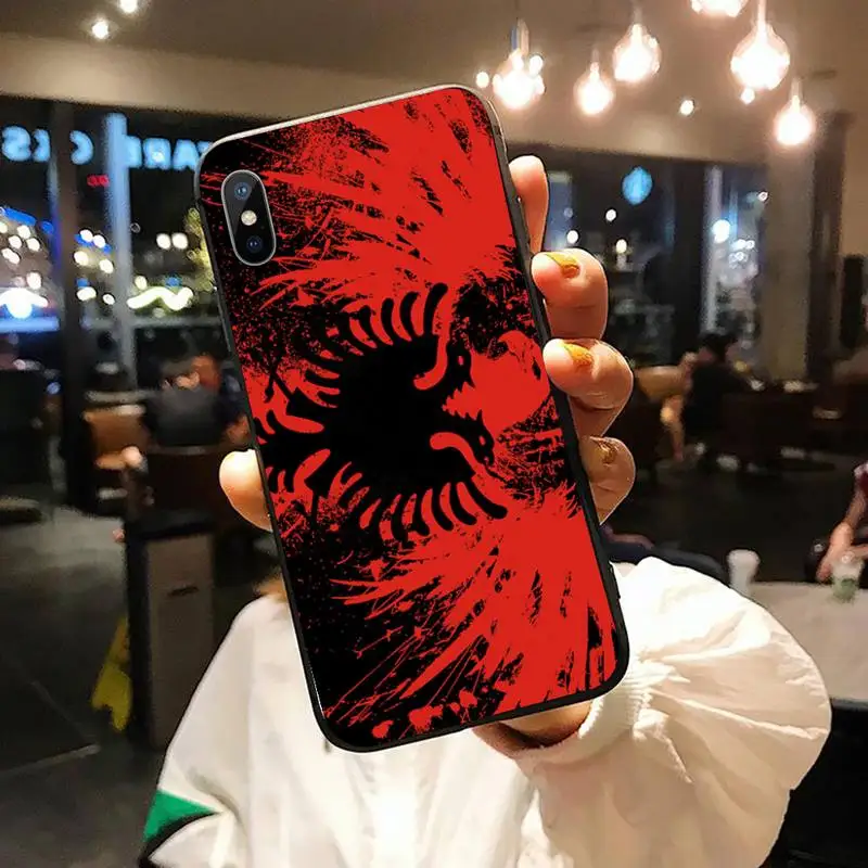 Albania flag Two head eagle red black Phone Case for iPhone 11 12 pro XS MAX 8 7 6 6S Plus X 5S SE 2020 XR 
Albania flag Two head eagle red black Phone Case for iPhone 11 12 pro XS MAX 8 7 6 6S Plus X 5S SE 2020 XR