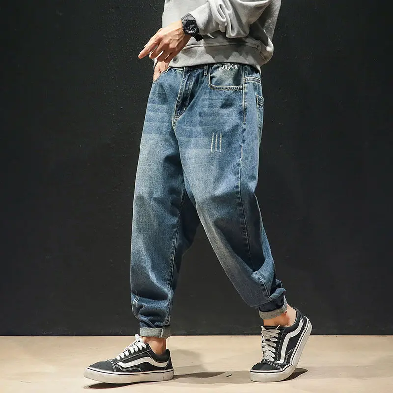 2021 new Japanese Fats Tide Brand 9 casual jeans for men XL loose Harlan pants
2021 new Japanese Fats Tide Brand 9 casual jeans for men XL loose Harlan pants