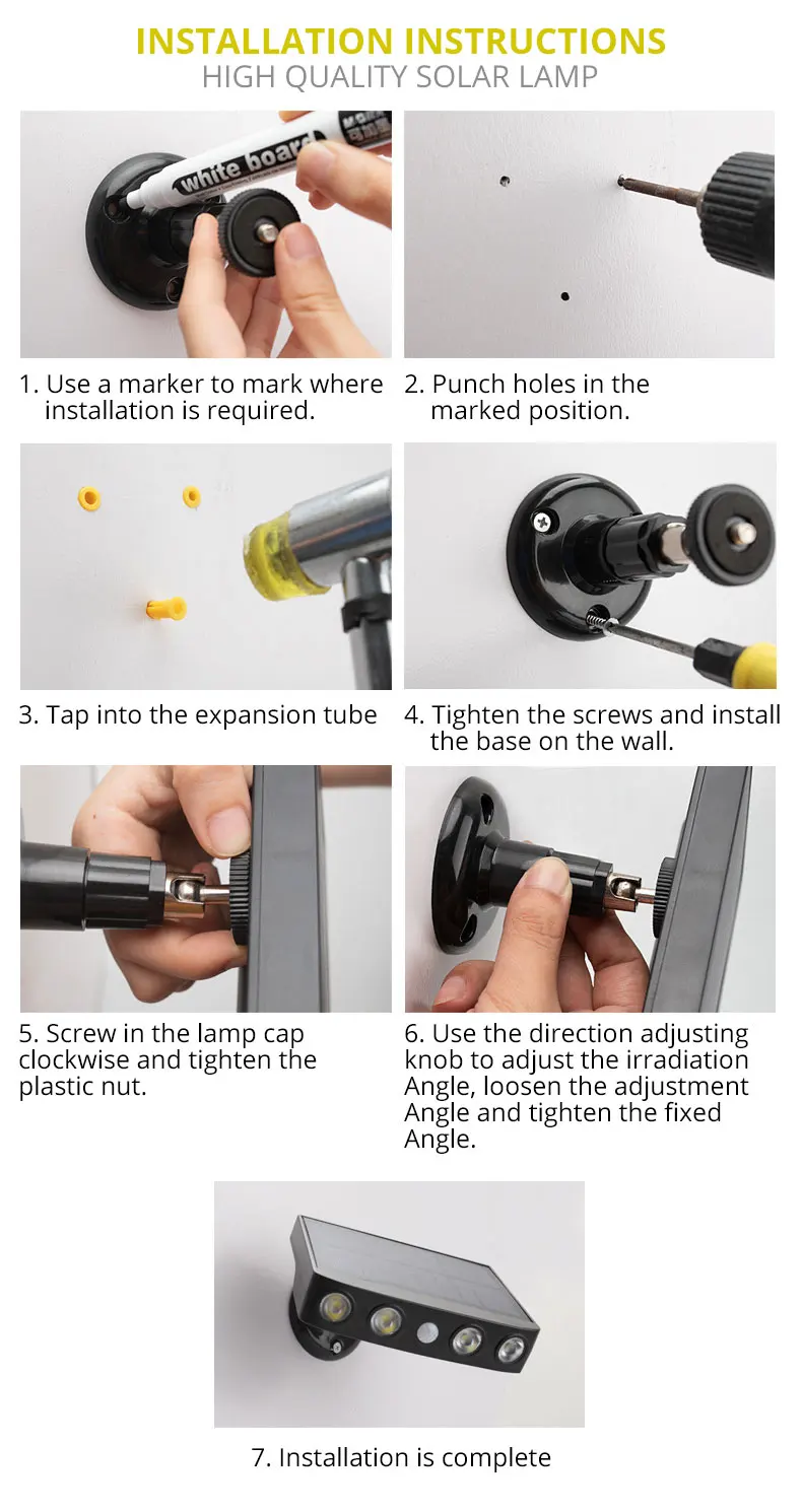 Powerful LED Solar Light Waterproof Outdoor IR Motion Sensor Wall Lamp Induction Warm White Solar Lamp with Built-in Battery
Powerful LED Solar Light Waterproof Outdoor IR Motion Sensor Wall Lamp Induction Warm White Solar Lamp with Built-in Battery