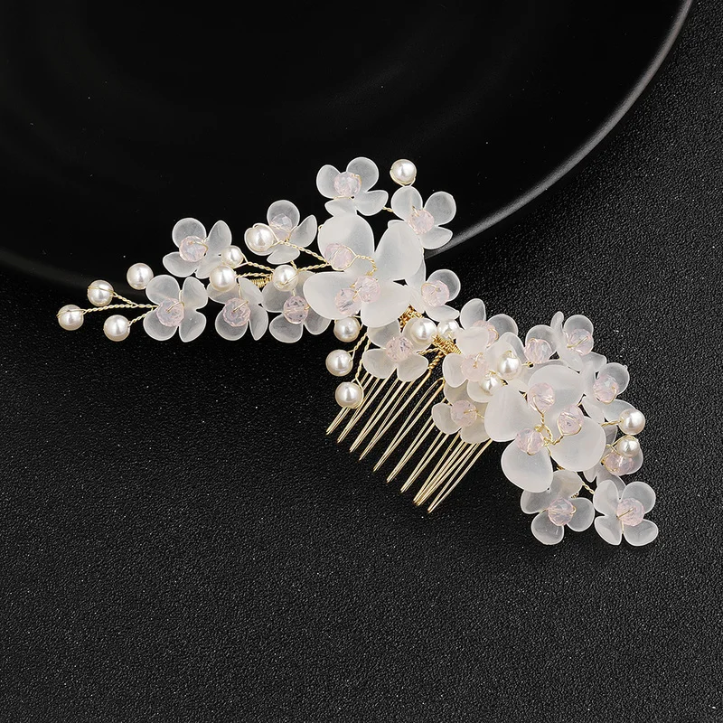 FUN-BEAUTY Original Design Handmade Headdress Korean Bridal Jewelry Beautiful Hand Made Comb Photography Makeup Hair Accessories
FUN-BEAUTY Original Design Handmade Headdress Korean Bridal Jewelry Beautiful Hand Made Comb Photography Makeup Hair Accessories