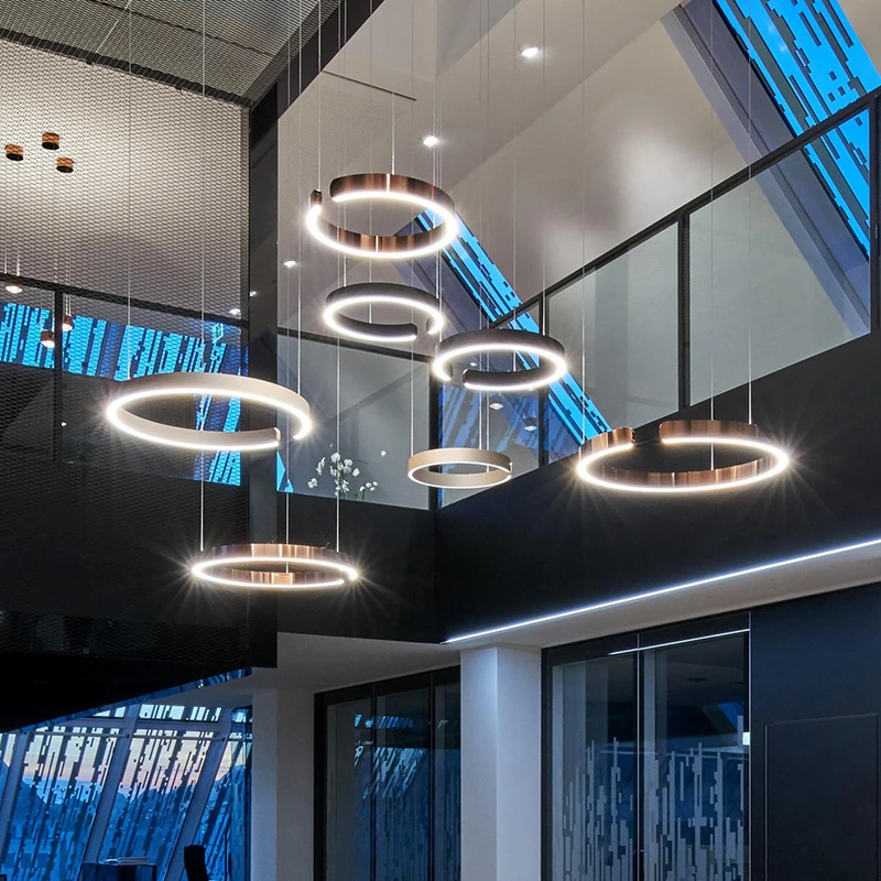 Black Round Hanging LED Chandelier Nordic Minimalist Design Office Cafe Bar Decoration Lamp Modern Restaurant Ceiling Chandelier
Black Round Hanging LED Chandelier Nordic Minimalist Design Office Cafe Bar Decoration Lamp Modern Restaurant Ceiling Chandelier