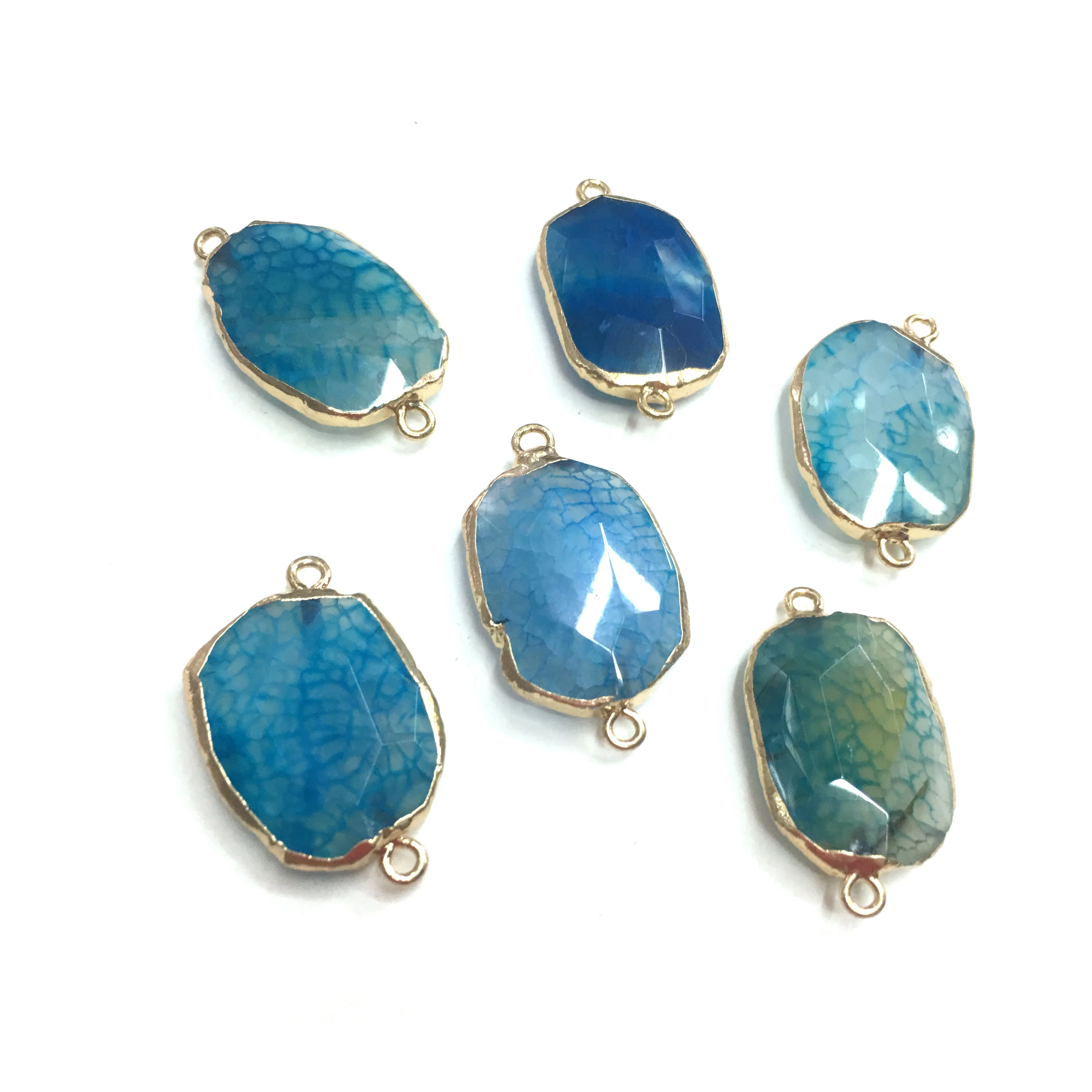 Natural Stone Agates Pendant irregular Shape Double Hole Connector for Jewelry Making DIY Elegant Necklace Bracelet Accessories
Natural Stone Agates Pendant irregular Shape Double Hole Connector for Jewelry Making DIY Elegant Necklace Bracelet Accessories