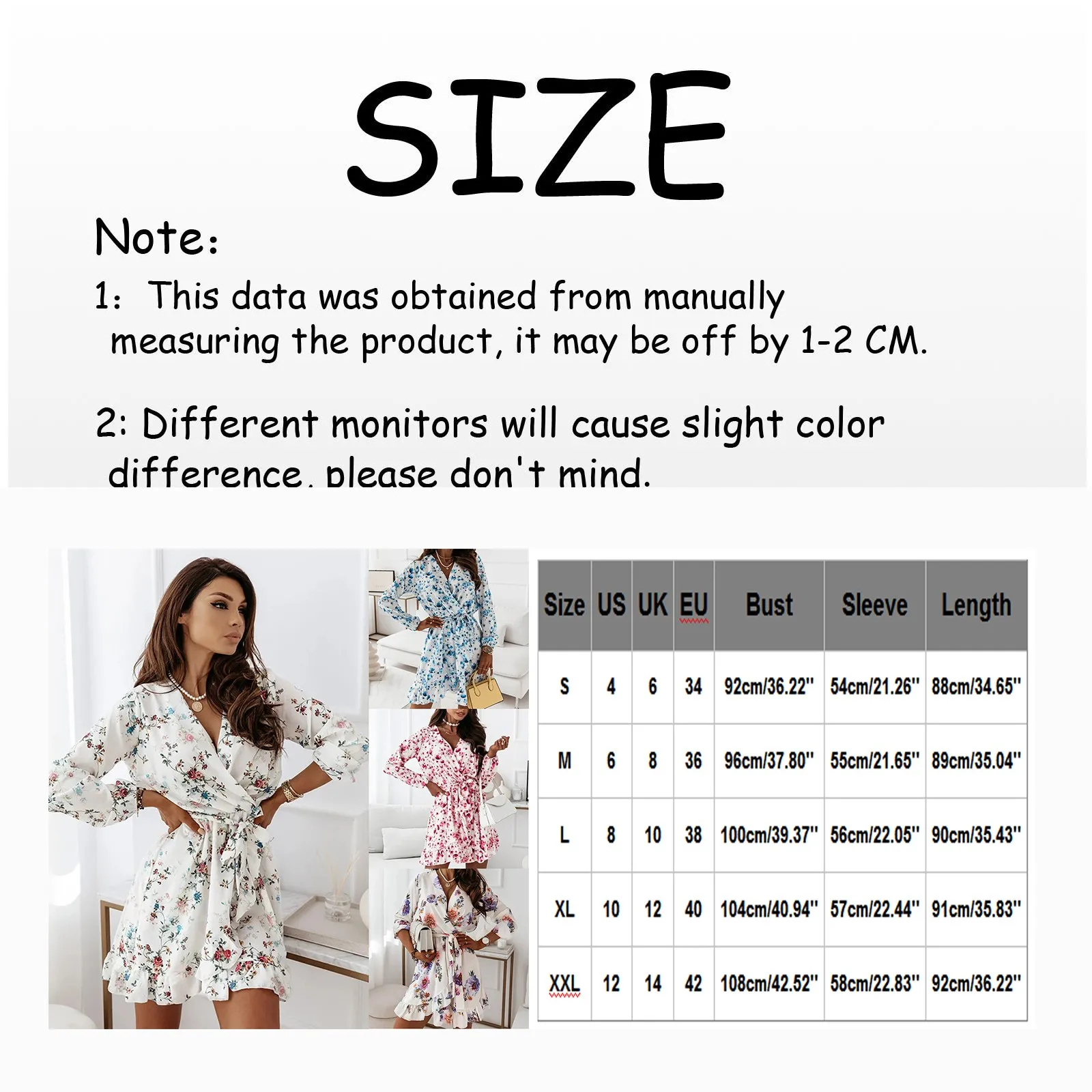 Fashion Women Ladies V-Neck Bohemia Casual Sexy Chiffon Long-sleeved Floral Printed Party Club Beach Mini Dress Vestidos#g3
Fashion Women Ladies V-Neck Bohemia Casual Sexy Chiffon Long-sleeved Floral Printed Party Club Beach Mini Dress Vestidos#g3