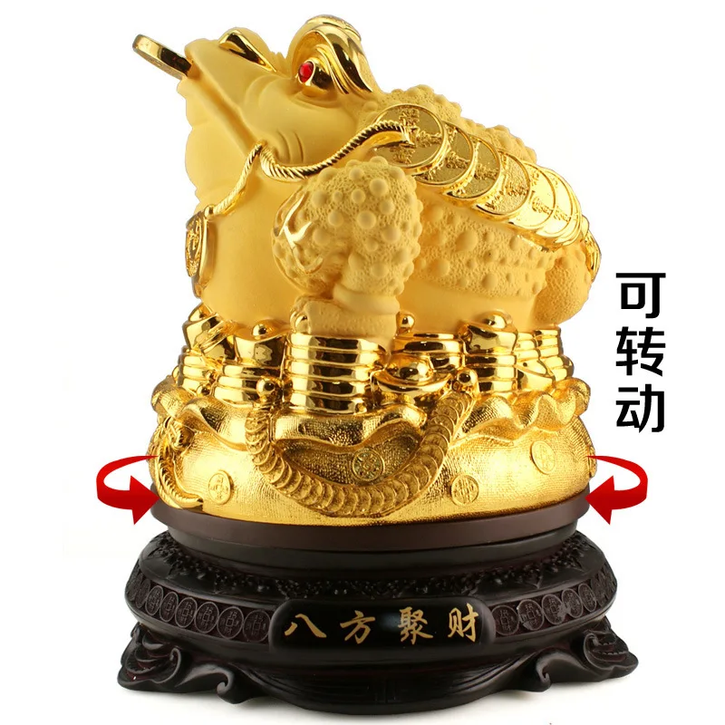 Wholesale resin toad ornaments shop living room office desk room showcase three-legged gold placer toad decoration.
Wholesale resin toad ornaments shop living room office desk room showcase three-legged gold placer toad decoration.