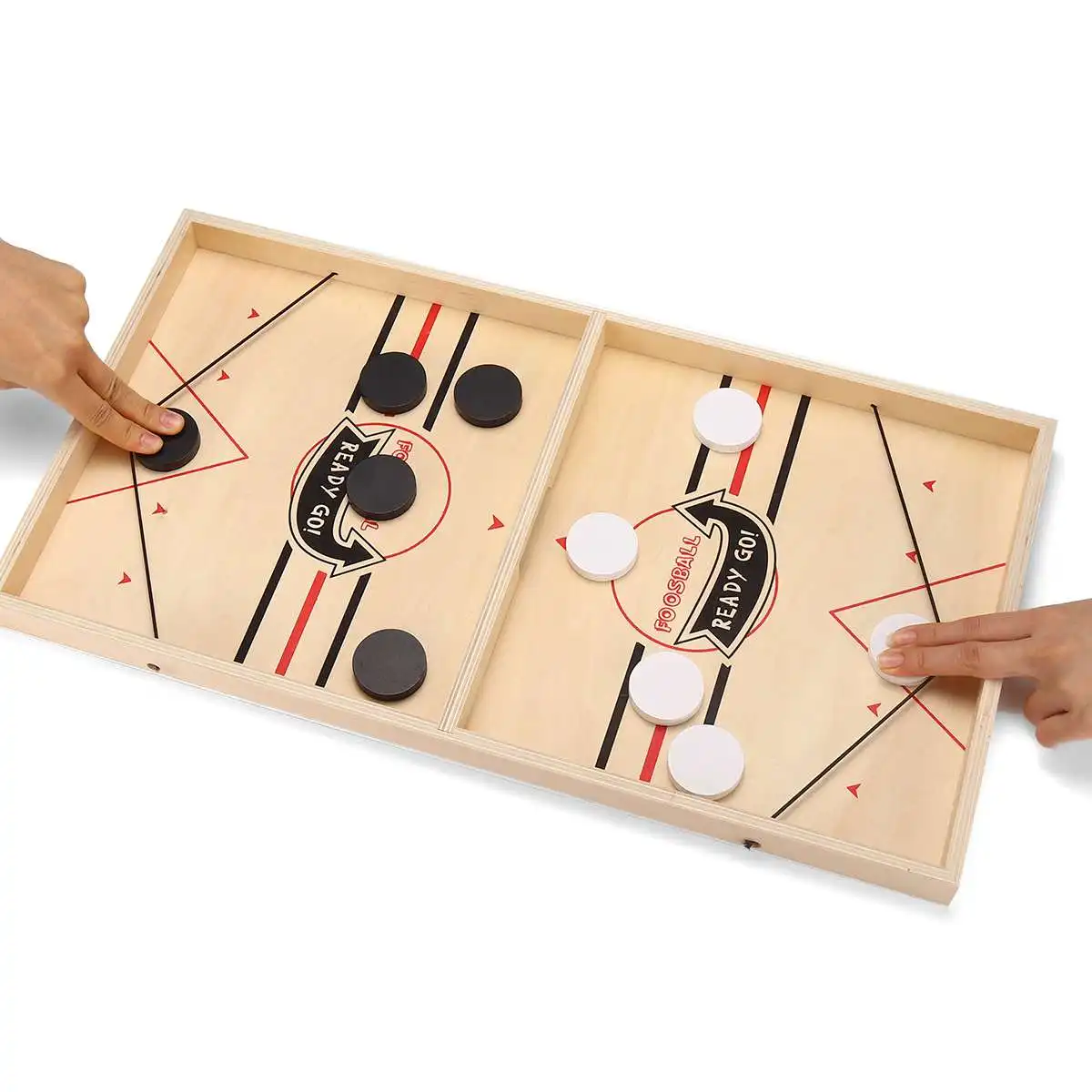 Fast Sling Puck Game Desktop Battle Wooden Board Game Paced Table Hockey Child Adult Games Interactive Chess Toys
Fast Sling Puck Game Desktop Battle Wooden Board Game Paced Table Hockey Child Adult Games Interactive Chess Toys