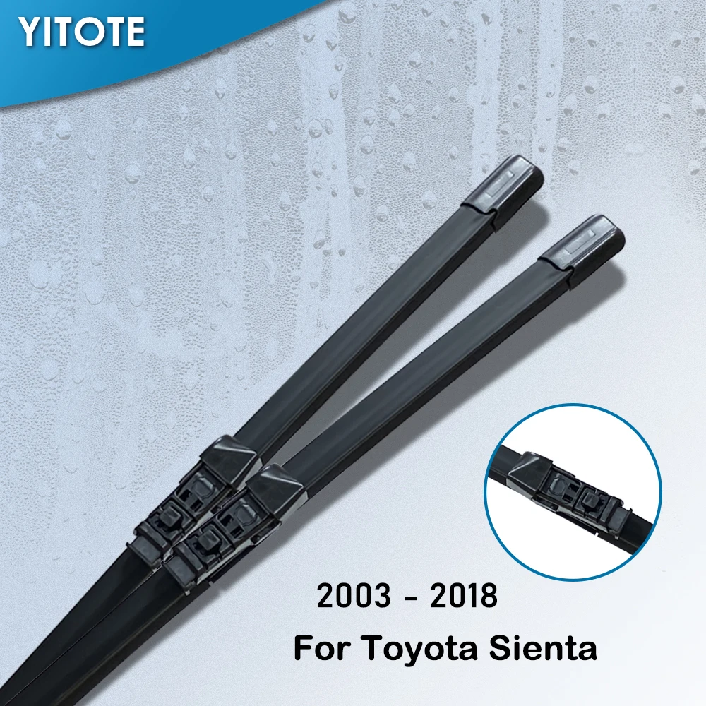 Щетки стеклоочистителя YITOTE для Toyota Sienta XP80 XP170 подходят крючков/нажимных кнопок с