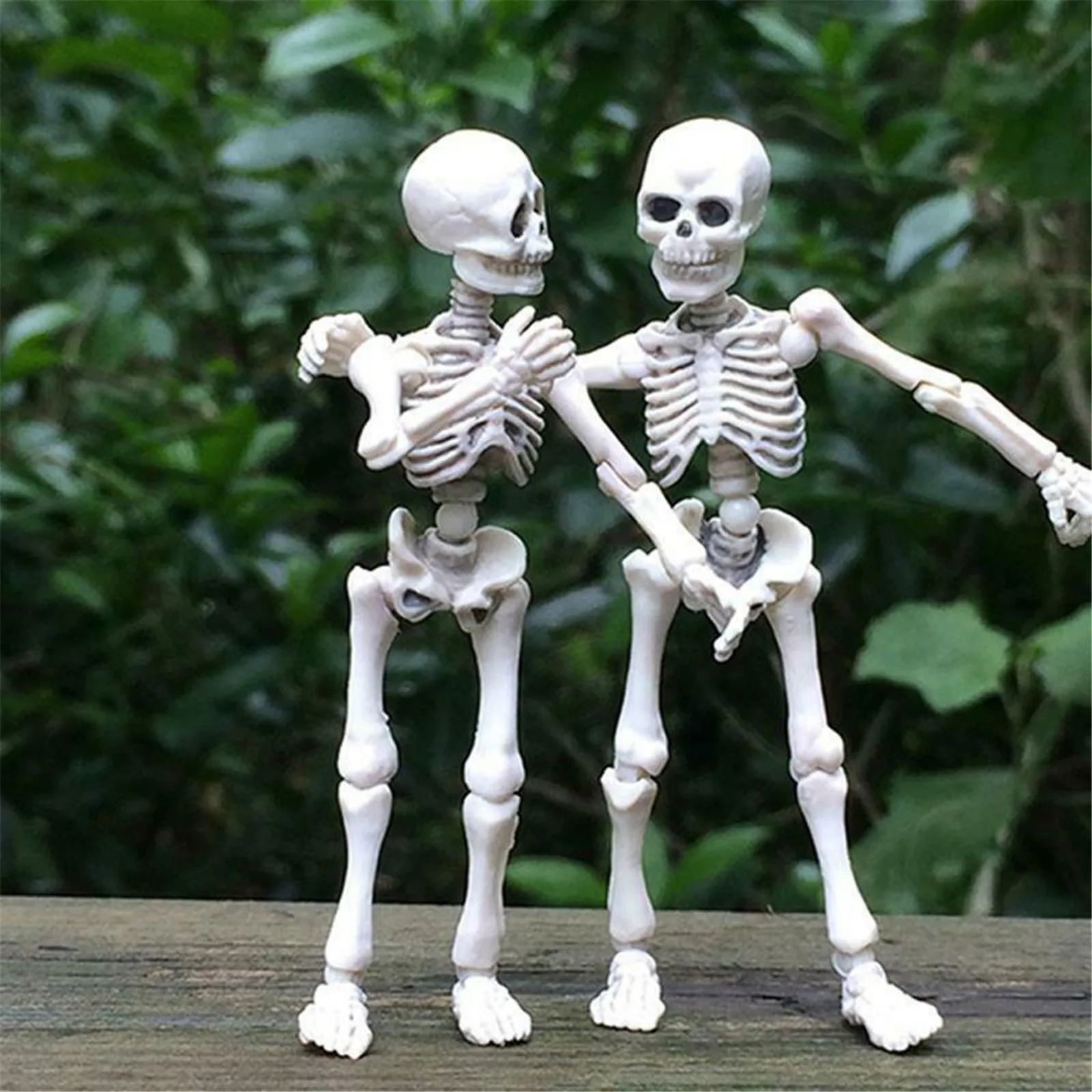

Подвижный мистер Кости Скелет человека модель черепа полный тело искусственный Хэллоуин новый хрустальный череп
