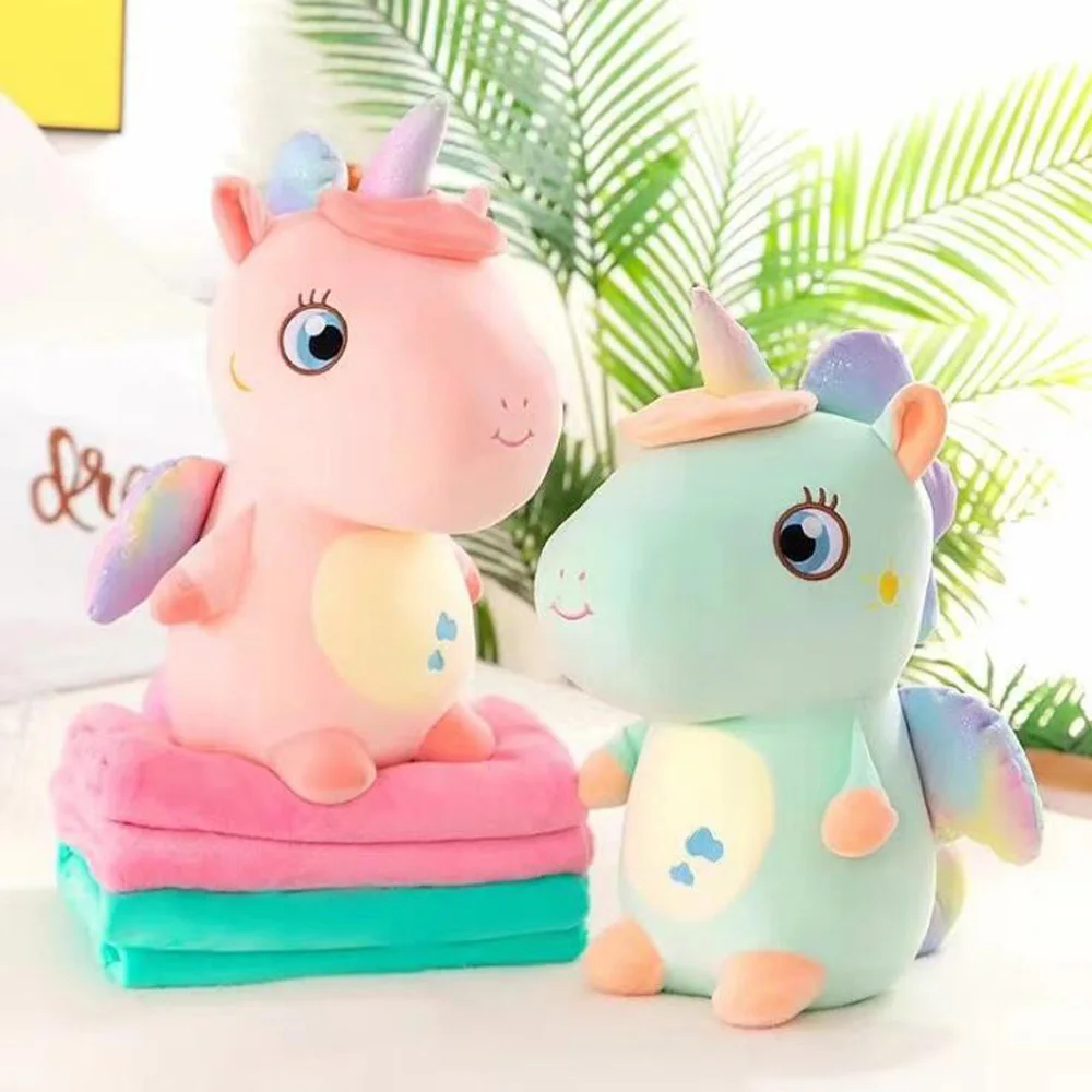 Cute Unicorn Horse Animals Plush Toy Air Conditioner Blanket For Girl Birthday Gift
Cute Unicorn Horse Animals Plush Toy Air Conditioner Blanket For Girl Birthday Gift