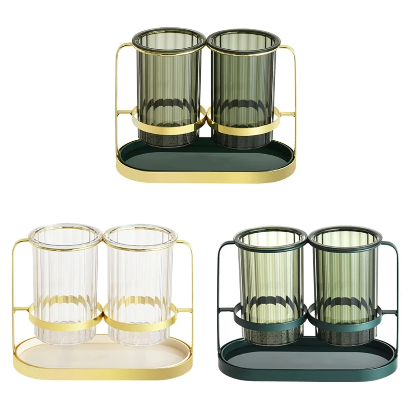 Light Luxury Chopsticks Holder Kitchen Spoon Fork Double-tube storage Shelf Flatware Organizers with Detachable Tray
Light Luxury Chopsticks Holder Kitchen Spoon Fork Double-tube storage Shelf Flatware Organizers with Detachable Tray