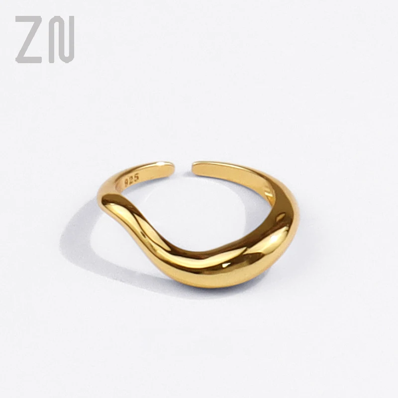 ZN Korean Style New Simple Lady Ring Fashion Jewelry Gifts Vintage Creativity Design Irregular Opening Finger Rings for Women
ZN Korean Style New Simple Lady Ring Fashion Jewelry Gifts Vintage Creativity Design Irregular Opening Finger Rings for Women
