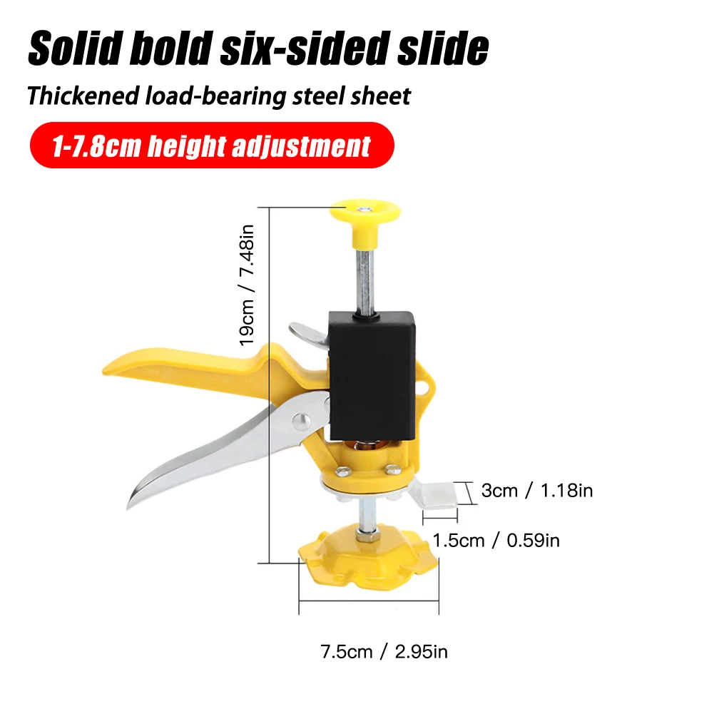 Tiling leveling Tool Bricklayer Auxiliary Floor Tile Wall Positioning Tile Lifting Leveler Top Height Regulator With Ash Shield
Tiling leveling Tool Bricklayer Auxiliary Floor Tile Wall Positioning Tile Lifting Leveler Top Height Regulator With Ash Shield