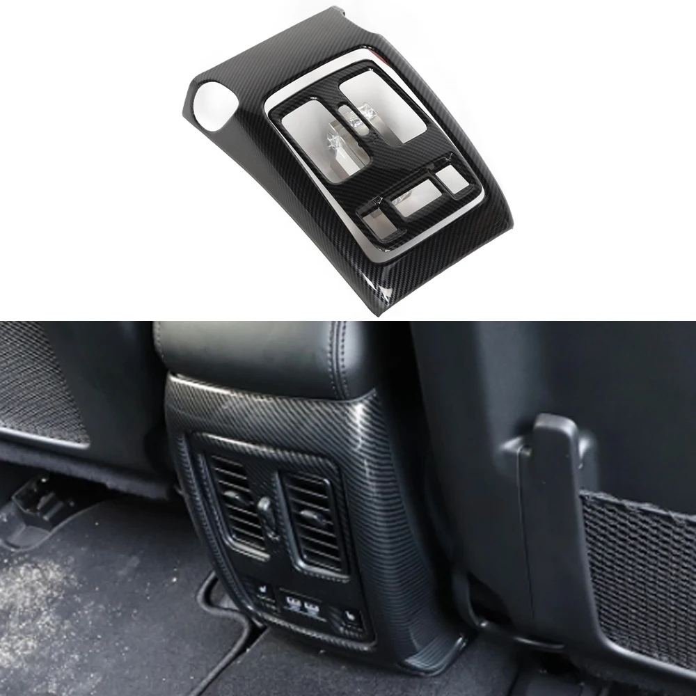 Для Jeep Grand Cherokee 2011-2021, декоративная крышка для автомобильного заднего кондиционера, вентиляционного отверстия, внутренние аксессуары из АБС-углеродного волокна
Для Jeep Grand Cherokee 2011-2021, декоративная крышка для автомобильного заднего кондиционера, вентиляционного отверстия, внутренние аксессуары из АБС-углеродного волокна