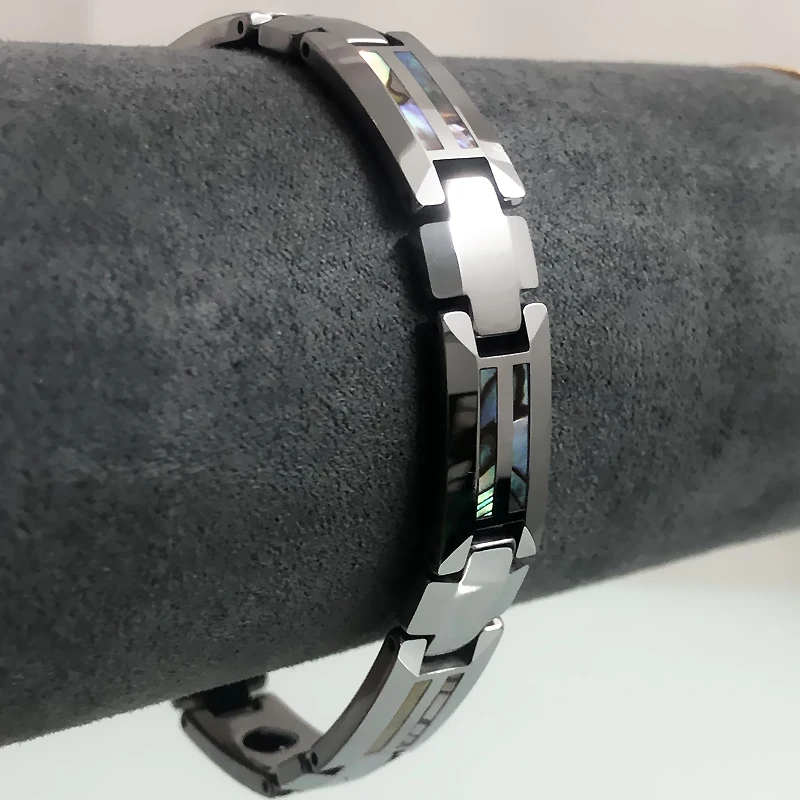 Male Natural Shell Cross Wristband Germanium Magnetic Tungsten Steel Hematite Men's Health Bracelets & Bangles Female Jewelry
Male Natural Shell Cross Wristband Germanium Magnetic Tungsten Steel Hematite Men's Health Bracelets & Bangles Female Jewelry