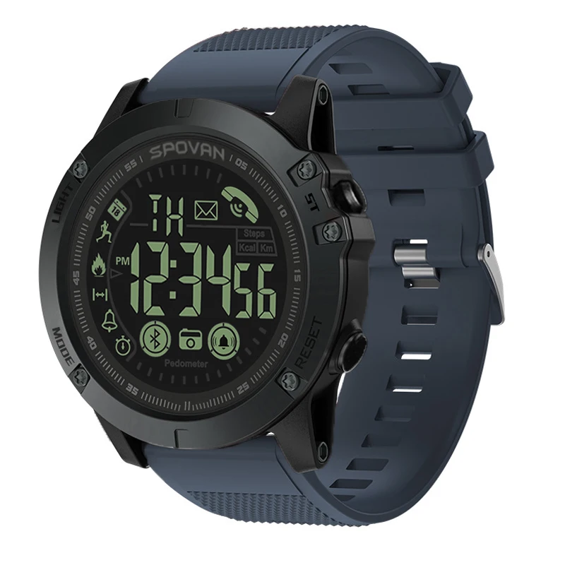PR1 Bluetooth спортивные цифровые умные часы для мужчин 18 месяцев в режиме ожидания 24 ч