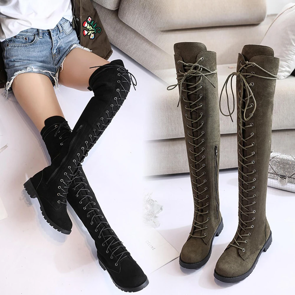 New Women Boots Walking Shoes Thigh High Heel Female Big Size Stretch Faux Slim Boots Over Knee Boots Sneakers 
New Women Boots Walking Shoes Thigh High Heel Female Big Size Stretch Faux Slim Boots Over Knee Boots Sneakers