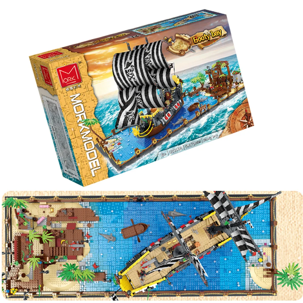 Building Blocks Pirate Ship Model Toy Sailing Brick Block Set Sea Sail Military Boat Kit Battle Plastic Educational Toys Gifts
Building Blocks Pirate Ship Model Toy Sailing Brick Block Set Sea Sail Military Boat Kit Battle Plastic Educational Toys Gifts