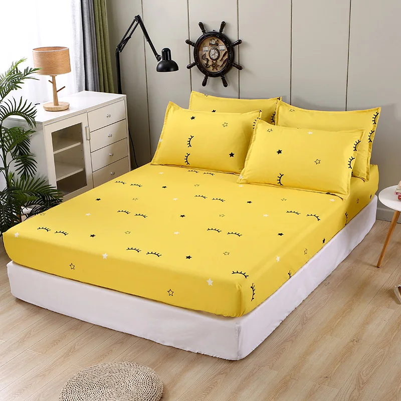 Multiple Pattern Printed Fitted Sheet Mattress Cover Four Corners With Elastic Band Bed Sheet Pillowcases for Child and Adult
Multiple Pattern Printed Fitted Sheet Mattress Cover Four Corners With Elastic Band Bed Sheet Pillowcases for Child and Adult