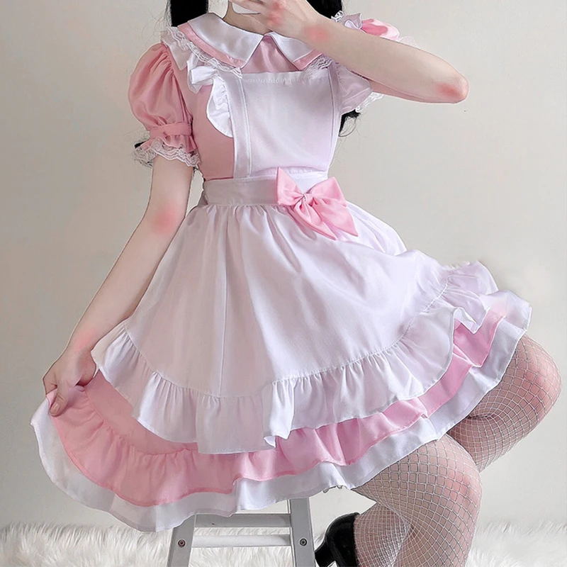 Kawaii Cosplay Maid Outfit Pink Blue Alice Costume Halloween Anime Lolita Role Play Theme Party Long Sleeve Cute Sweet Dress
Kawaii Cosplay Maid Outfit Pink Blue Alice Costume Halloween Anime Lolita Role Play Theme Party Long Sleeve Cute Sweet Dress