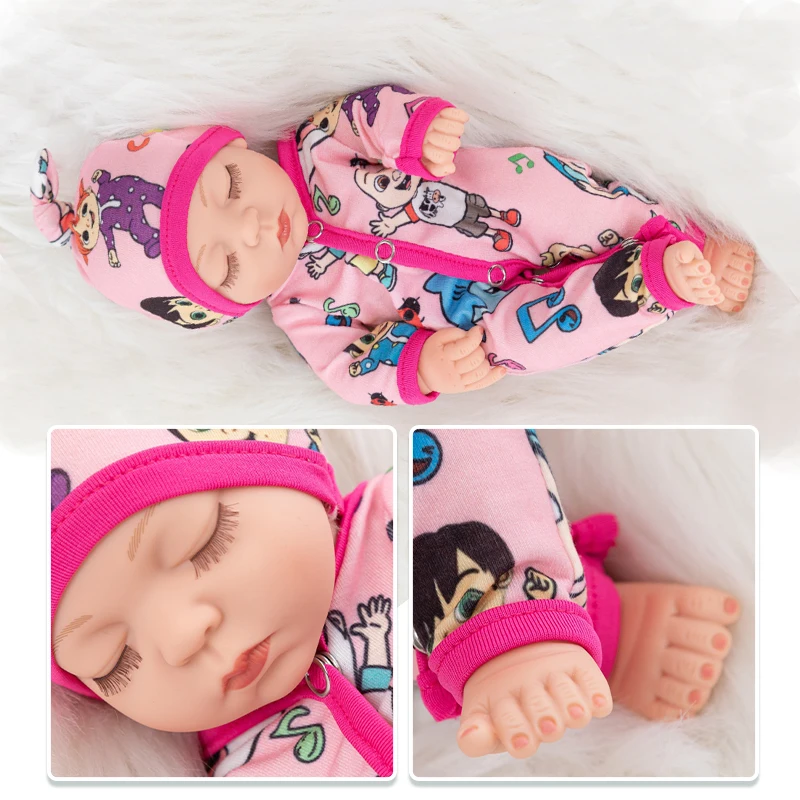 2021 New Sleep baby 10Inch Full Body SIlicone Reborn Babies Doll Bath Toy Lifelike Newborn Baby Doll
2021 New Sleep baby 10Inch Full Body SIlicone Reborn Babies Doll Bath Toy Lifelike Newborn Baby Doll