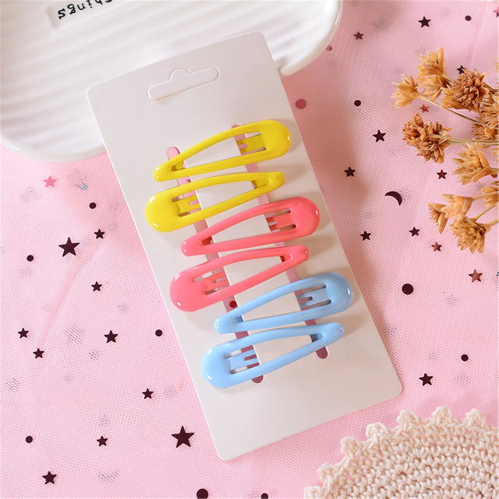 6Pcs 5Cm Cute Hairpins Snap Hair Clips For Girls Hair Pins Color Metal Barrettes For Baby Kids Women Girls Styling Accessories
6Pcs 5Cm Cute Hairpins Snap Hair Clips For Girls Hair Pins Color Metal Barrettes For Baby Kids Women Girls Styling Accessories