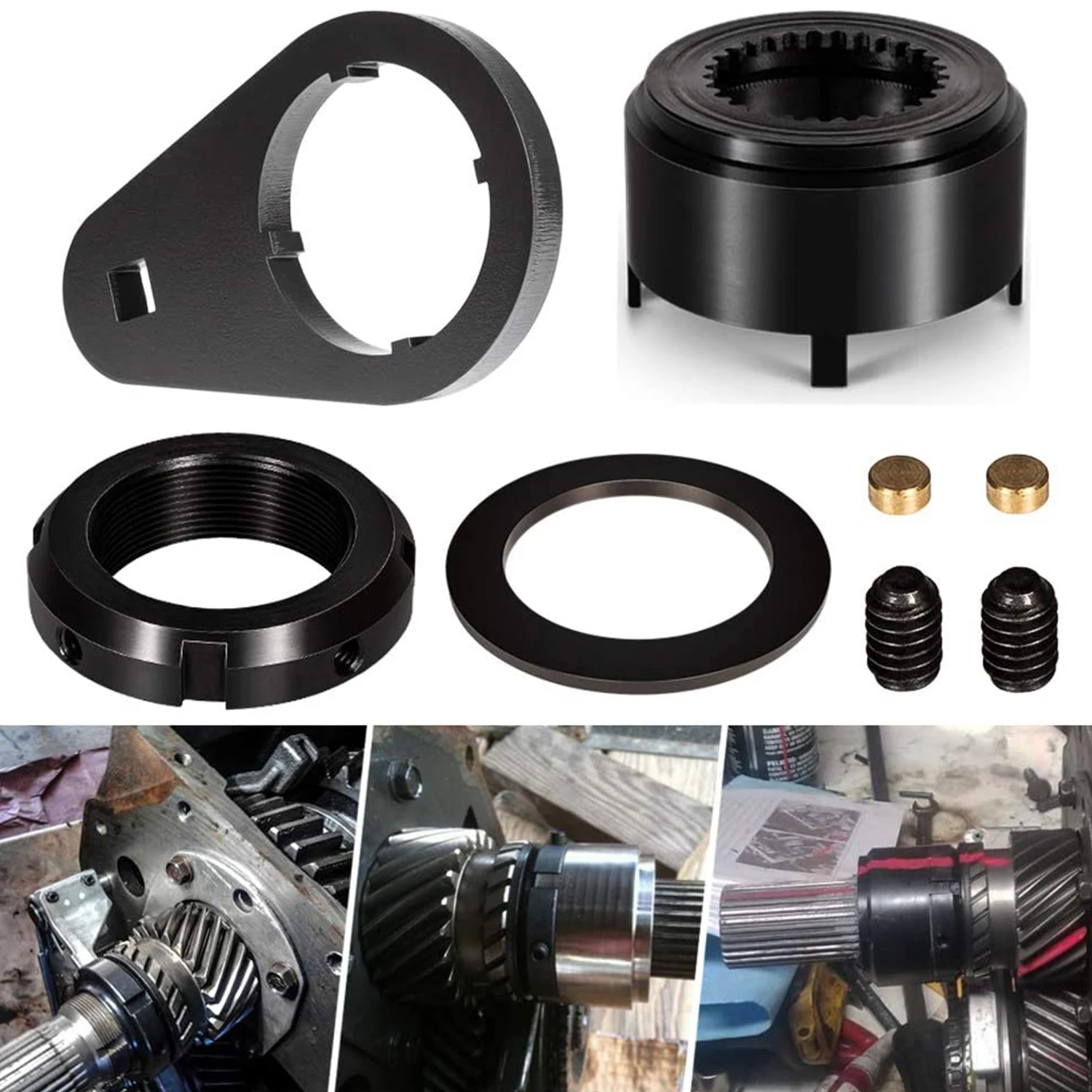 Chuang Qian 5th Gear Lock Nut Retainer Kit & 1/2" Drive Mainshaft 5th Gear Nut Wrench Suitable for 1994-2004 Dodge Cummins
Chuang Qian 5th Gear Lock Nut Retainer Kit & 1/2" Drive Mainshaft 5th Gear Nut Wrench Suitable for 1994-2004 Dodge Cummins