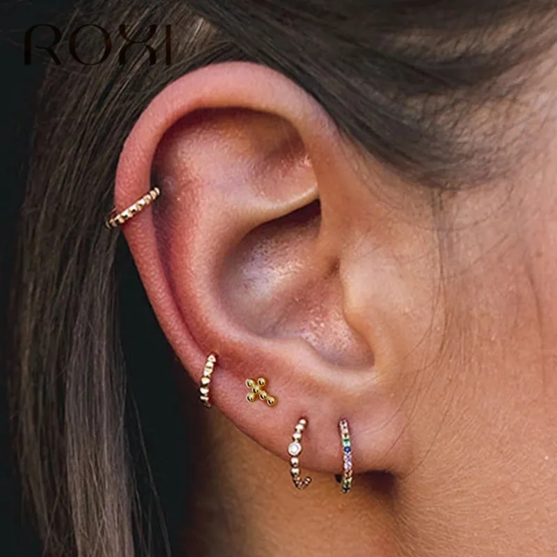 ROXI Korean Simple Round Bead Cross Stud Earrings for Women Jewelry Cartilage Helix Piercing Earring 925 Sterling Silver Earring
ROXI Korean Simple Round Bead Cross Stud Earrings for Women Jewelry Cartilage Helix Piercing Earring 925 Sterling Silver Earring