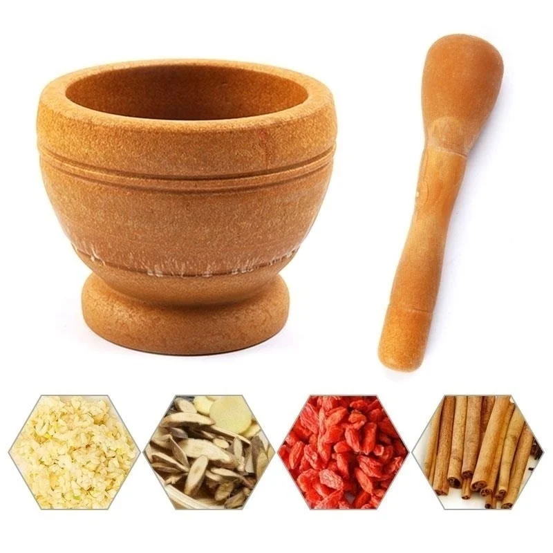 Resin Mortar Pestle Set Garlic Herb Spice Mixing Grinding Crusher Bowl Restaurant Kitchen Tools
Resin Mortar Pestle Set Garlic Herb Spice Mixing Grinding Crusher Bowl Restaurant Kitchen Tools