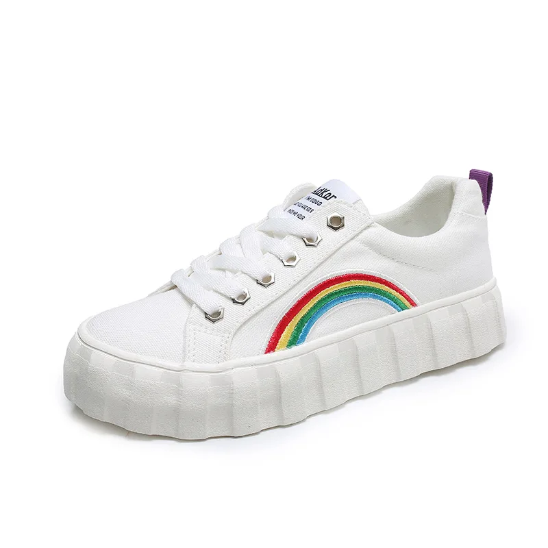 New thick soles rainbow canvas women's casual breathable women's shoes small white womens shoes womens sneakers shoes woman
New thick soles rainbow canvas women's casual breathable women's shoes small white womens shoes womens sneakers shoes woman