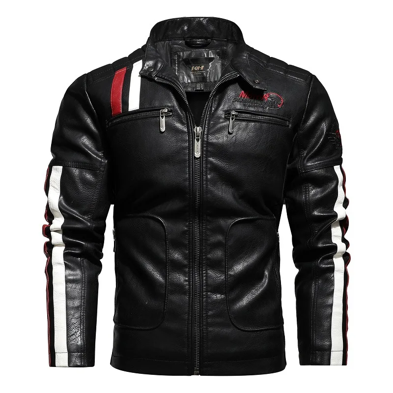New Motorcycle Mens PU Leather Jacket Men Casual Zipper Pocket Coats Male Biker Slim Fit Men Clothing Jaqueta Couro Masculina
New Motorcycle Mens PU Leather Jacket Men Casual Zipper Pocket Coats Male Biker Slim Fit Men Clothing Jaqueta Couro Masculina
