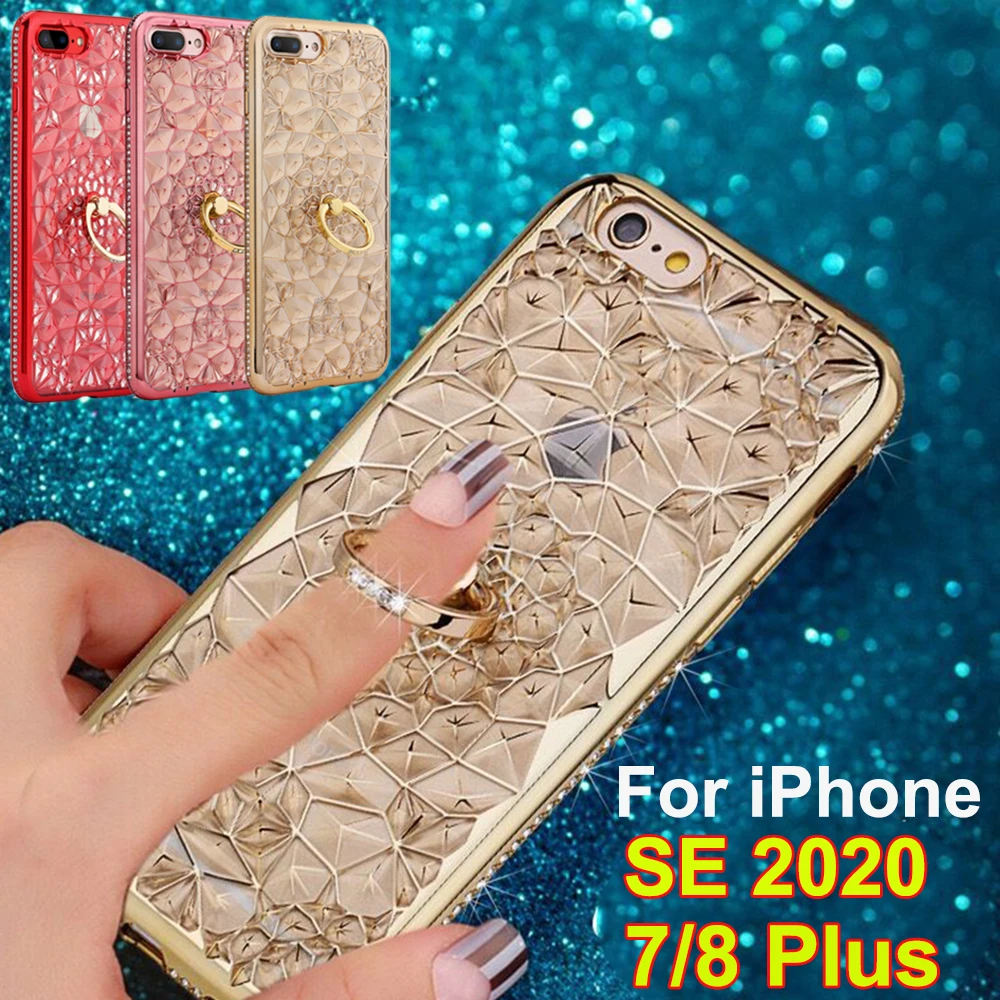 Для Iphone Se 2020 8plus чехол для телефона 7plus 7 8 Plus Iphonese Se2020 роскошный женский Iphone8plus Bling
