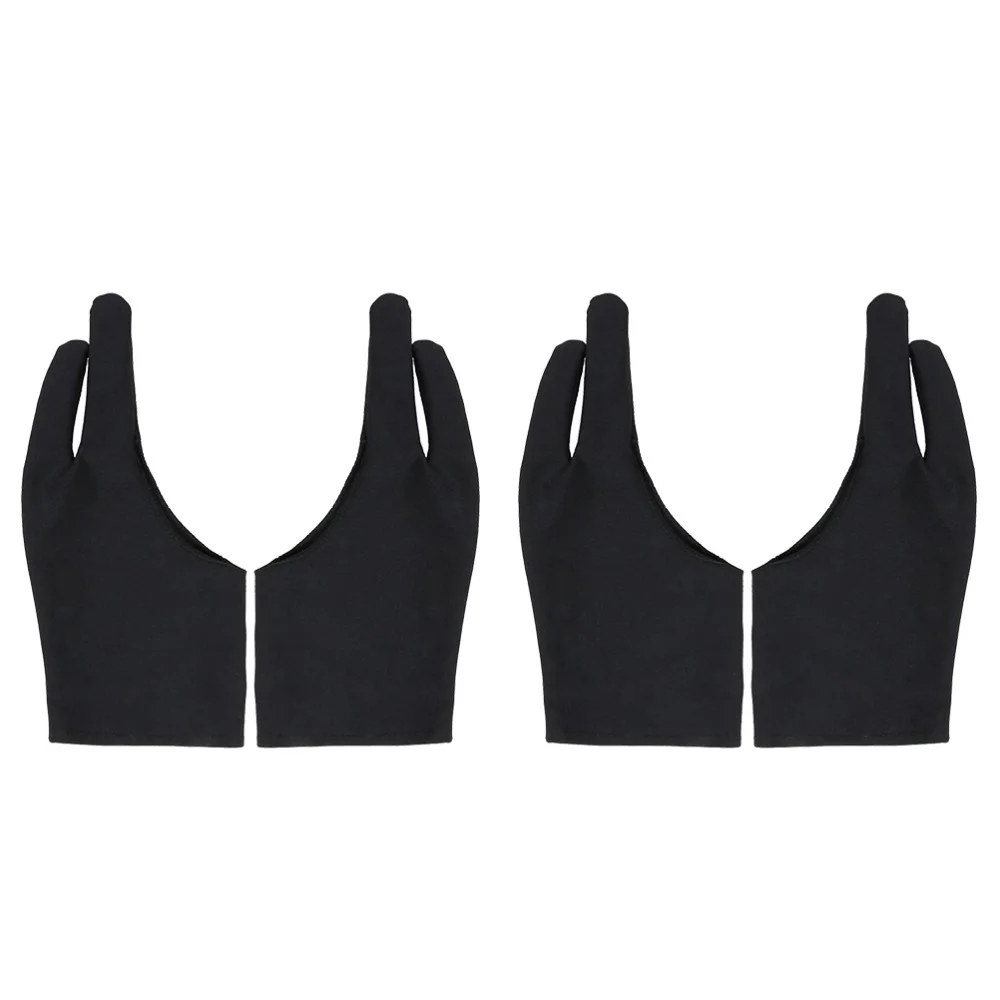 4 Pcs Two Finger Drawing Glove Artist's Drawing Anti-Fouling Glove Sketch Painting Glove - Size M(Black)
4 Pcs Two Finger Drawing Glove Artist's Drawing Anti-Fouling Glove Sketch Painting Glove - Size M(Black)