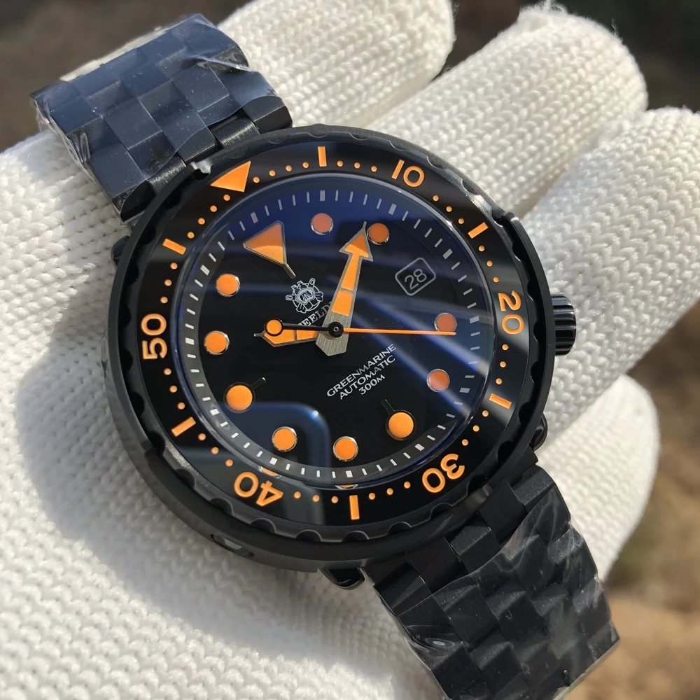 Сталь погружения 1975XT черный тунец Diver Вах механические BGW-9 световой Автоматические наручные часы Для мужчин 316L Сталь 300 м Водонепроницаемый ...
Сталь погружения 1975XT черный тунец Diver Вах механические BGW-9 световой Автоматические наручные часы Для мужчин 316L Сталь 300 м Водонепроницаемый ...