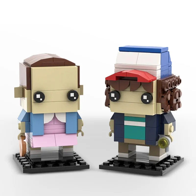 TV Figures Dustin&Eleven Brickheadz Stranger-Thingsd Building Blocks Hand Toy Bricks Educational DIY Toys for Children Gifts
TV Figures Dustin&Eleven Brickheadz Stranger-Thingsd Building Blocks Hand Toy Bricks Educational DIY Toys for Children Gifts