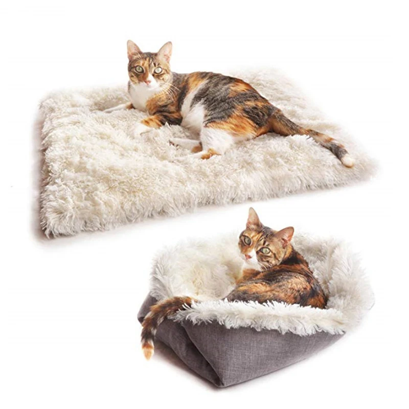 Soft Plush Cat Bed House Winter Warm Pet Mat Foldable Variability Dog Bed Sleep Cat Accessories Pet Comfort Kitten Nest for Dog
Soft Plush Cat Bed House Winter Warm Pet Mat Foldable Variability Dog Bed Sleep Cat Accessories Pet Comfort Kitten Nest for Dog