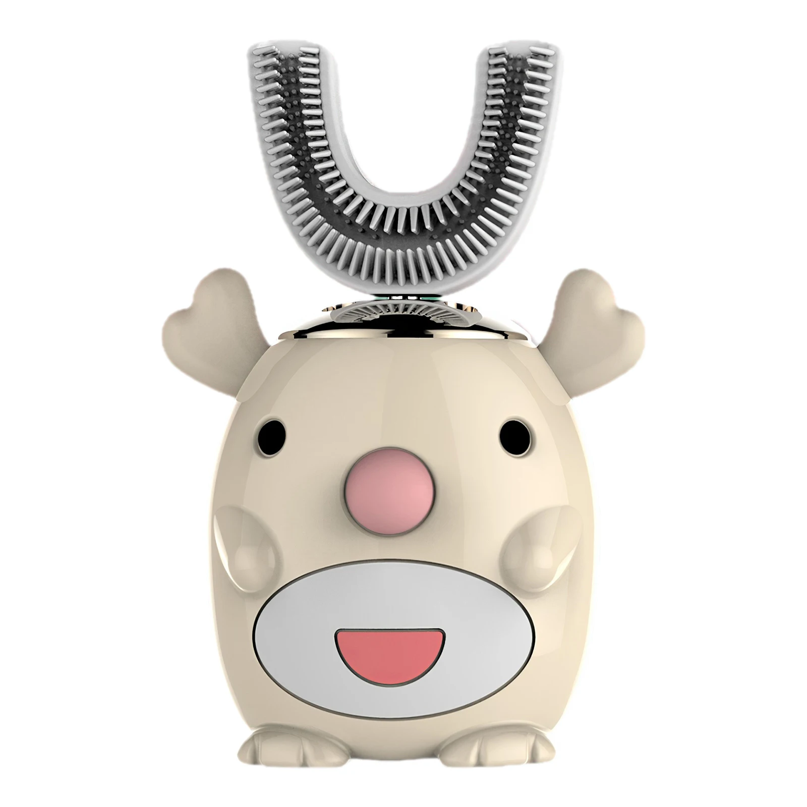 USB перезаряжаемая Водонепроницаемая Детская электрическая зубная щетка с мультяшным милым Лось узором U-образной формы для детей инструмен...
USB перезаряжаемая Водонепроницаемая Детская электрическая зубная щетка с мультяшным милым Лось узором U-образной формы для детей инструмен...