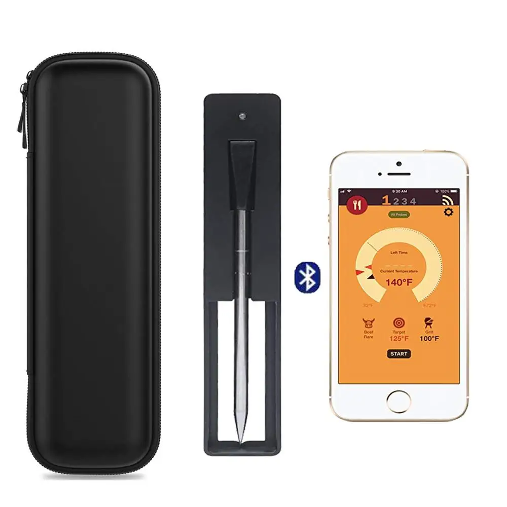 Модернизированный беспроводной термометр для мяса цифровой Bluetooth аксессуары
