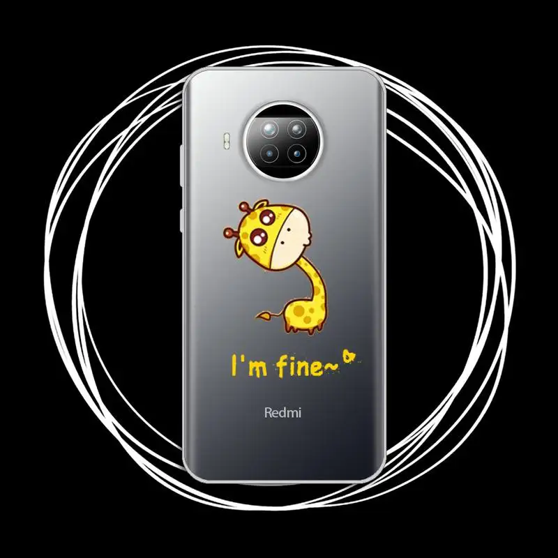Cute Cartoon Giraffe Phone Case Transparent for Xiaomi Redmi note 10 t 8 9 pro lite 11
Cute Cartoon Giraffe Phone Case Transparent for Xiaomi Redmi note 10 t 8 9 pro lite 11