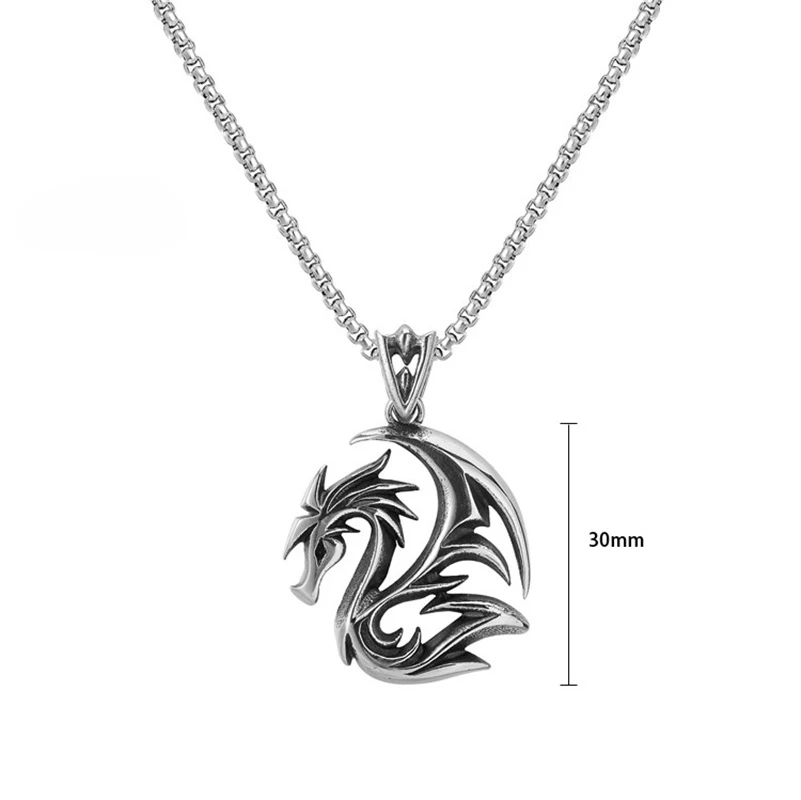 Viking dragon pendant necklace fashion accessories stainless steel dragon pendant men and women necklace viking jewelry
Viking dragon pendant necklace fashion accessories stainless steel dragon pendant men and women necklace viking jewelry