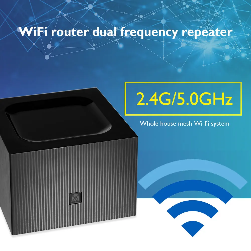 AC1200 2.4G/5.0GHz Mesh WiFi Router Home Wireless APP Remote Manage WiFi System with 11AC Wireless Router for Home
AC1200 2.4G/5.0GHz Mesh WiFi Router Home Wireless APP Remote Manage WiFi System with 11AC Wireless Router for Home