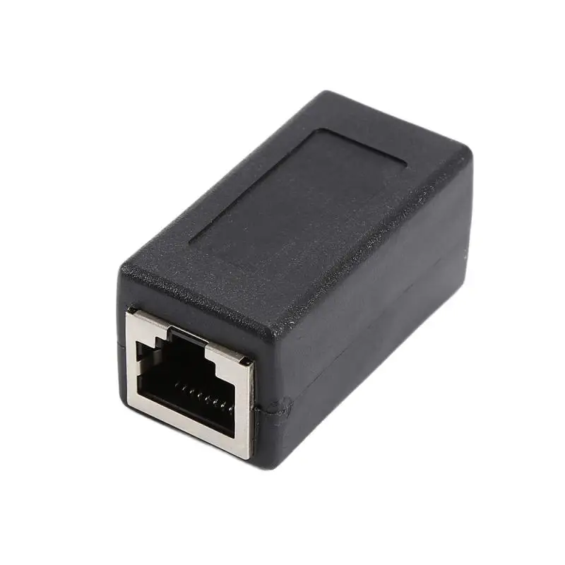 Женский и женский разъем RJ45, сетевой соединитель LAN, адаптер, соединитель, удлинитель RJ45, удлинитель кабеля Ethernet
Женский и женский разъем RJ45, сетевой соединитель LAN, адаптер, соединитель, удлинитель RJ45, удлинитель кабеля Ethernet