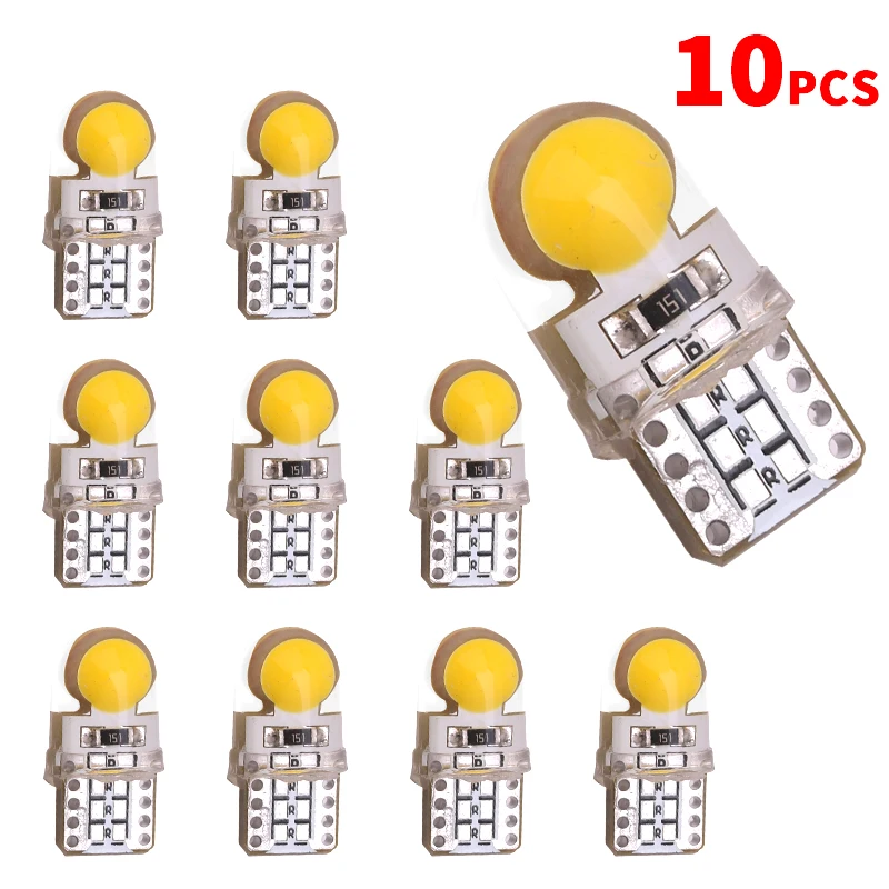 10X T10 W5W 168 Led Bulb Car Interior Dome Light Silica Gel COB 6SMD Auto Wedge parking light Turn Side Lamps Super Bright White
10X T10 W5W 168 Led Bulb Car Interior Dome Light Silica Gel COB 6SMD Auto Wedge parking light Turn Side Lamps Super Bright White