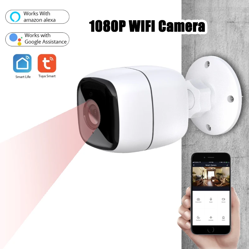 WIFI Infrared Night Vision Camera 1080P Network Wireless Camera 3D Noise Reduction Voice Intercom Motion Detection Alarm Push
WIFI Infrared Night Vision Camera 1080P Network Wireless Camera 3D Noise Reduction Voice Intercom Motion Detection Alarm Push