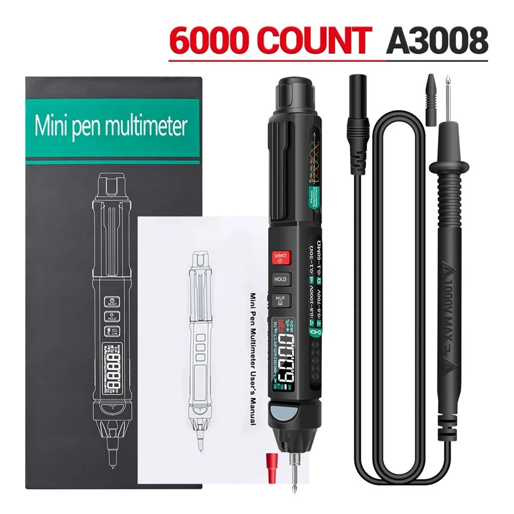 A3008A3007 Digital Multimeter Tester 6000 Count Voltmeter Ora Kontak Digital Mini Multimeter For Electrical Equipment Test
A3008A3007 Digital Multimeter Tester 6000 Count Voltmeter Ora Kontak Digital Mini Multimeter For Electrical Equipment Test