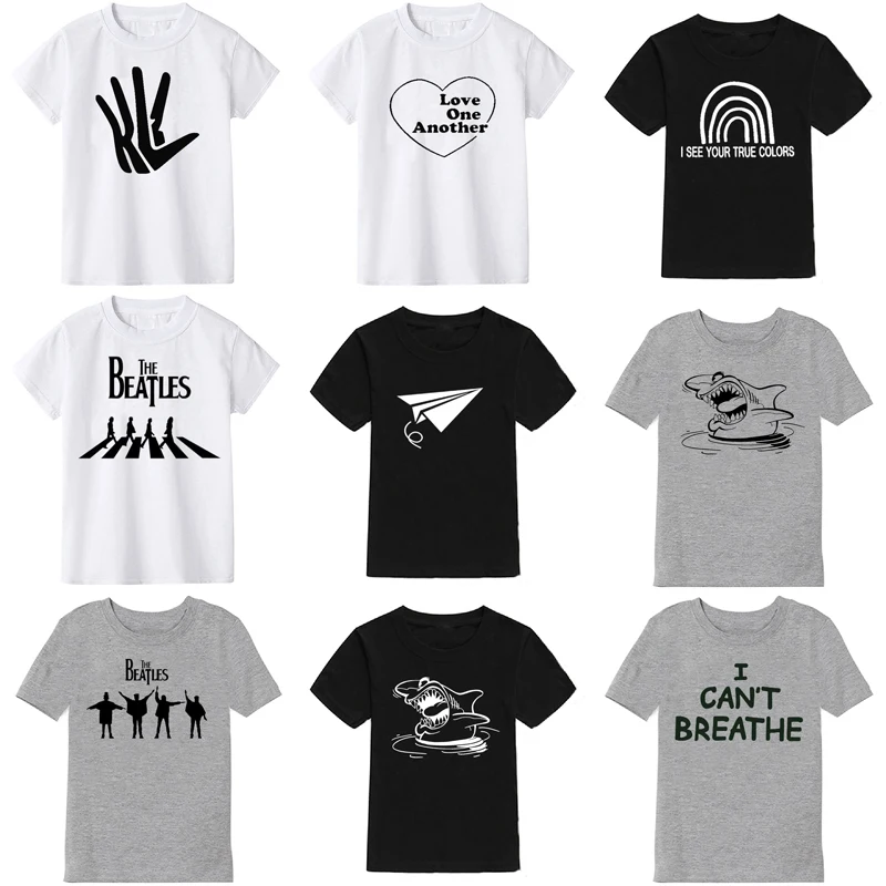 Summer Kids T shirt Aircraft shark Printed Toddler Boy Girl Funny T-shirt Children Short Sleeve Casual Tees Tops 2021 Brand 2-10
Summer Kids T shirt Aircraft shark Printed Toddler Boy Girl Funny T-shirt Children Short Sleeve Casual Tees Tops 2021 Brand 2-10