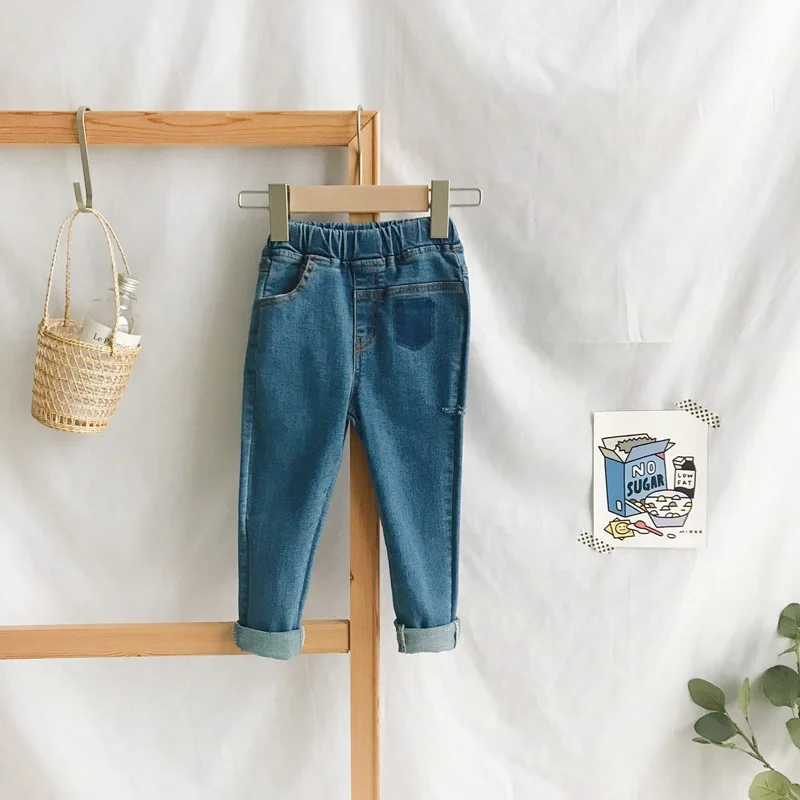 Джинсы для девочек WLG, Осенние, синие, рваные, универсальные
Джинсы для девочек WLG, Осенние, синие, рваные, универсальные