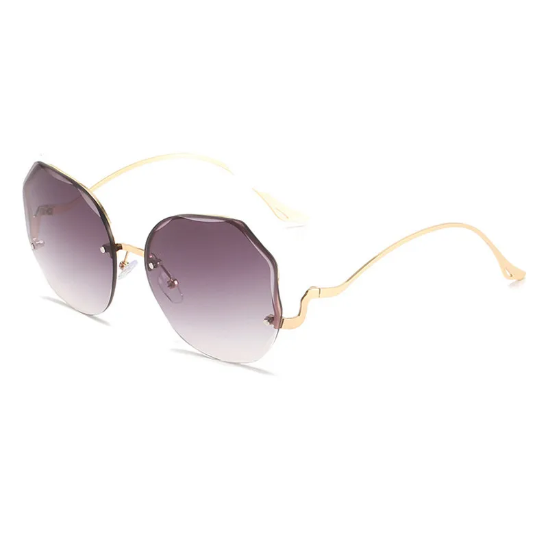 2022 Gradient Lens PC Frameless Women Sunglasses Casual Rimless Eyewear Female Curved Alloy Legs Sun Shades Glasses Ladies
2022 Gradient Lens PC Frameless Women Sunglasses Casual Rimless Eyewear Female Curved Alloy Legs Sun Shades Glasses Ladies