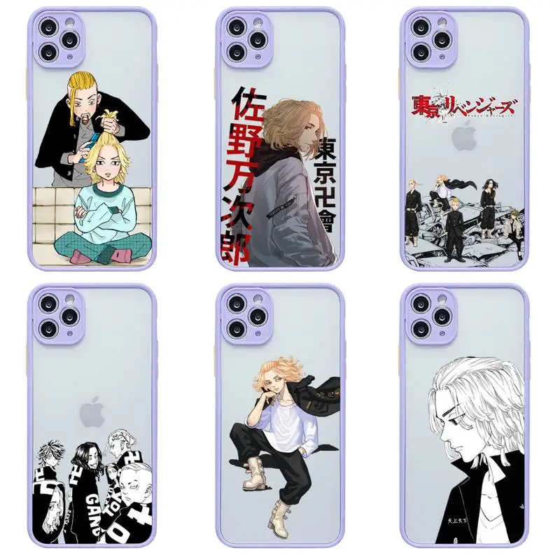 Anime Tokyo Revengers Phone Case For iphone 12 11 Pro Max Mini XS 8 7 Plus X SE 2020 XR Light purple Matte Transparent Cover
Anime Tokyo Revengers Phone Case For iphone 12 11 Pro Max Mini XS 8 7 Plus X SE 2020 XR Light purple Matte Transparent Cover