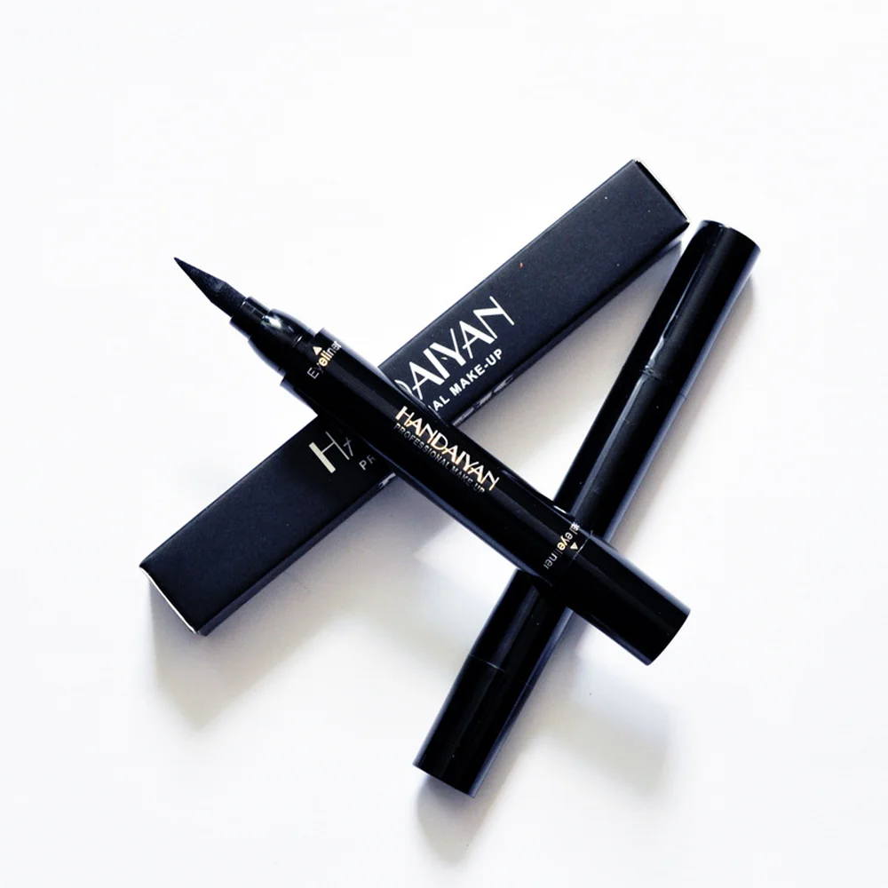 HANDAIYAN Professional Black Waterproof Eyeliner Comestics Stamp Liquid Eye Liner Pencil Pencil Long-lasting Make Up Beauty Tool
HANDAIYAN Professional Black Waterproof Eyeliner Comestics Stamp Liquid Eye Liner Pencil Pencil Long-lasting Make Up Beauty Tool